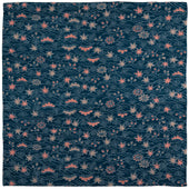 Vintage Kimono Silk Pocket Square