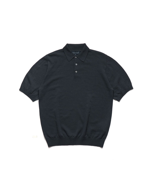 HALF SLEEVES KNIT / CHARCOAL