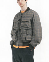 Shooting Wool Blouson Beibe Gun Club Check