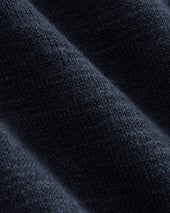 The Cotton Linen Polo | Navy