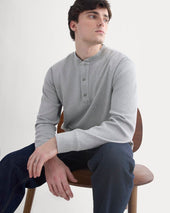 Vintage Rib Henley | Vintage Heather Grey