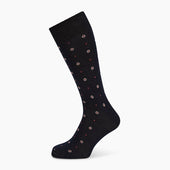 Midnight Patterned Mid Length Socks