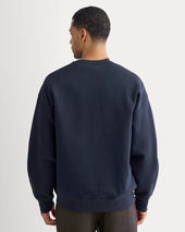 Luxe Fleece Crew Pullover | Navy