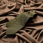 Dotted Grenadine Garza Fina Bespoke Tie Olive
