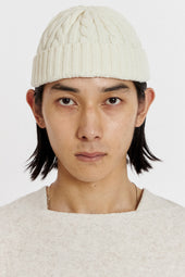 Fisherman Watch Cap Off White