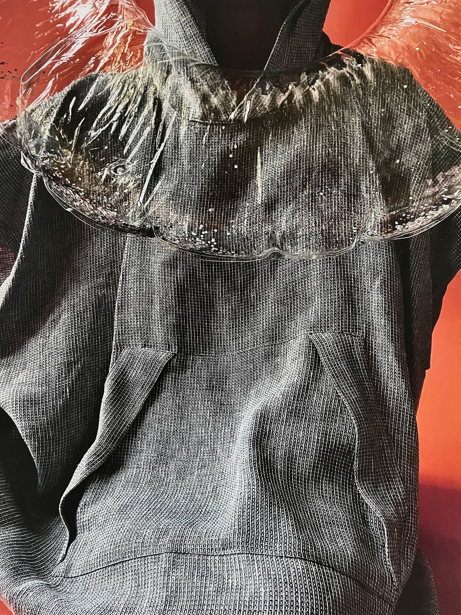 Grid Linen Hoodie