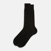 Dark Mid Length Socks