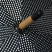 Shibumi X Mario Talarico Umbrella White Gingham Bamboo