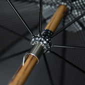 Shibumi X Mario Talarico Umbrella White Gingham Bamboo
