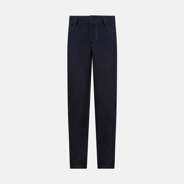 Navy Denim Trousers