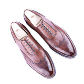 Long Wing Full Brogue Oxford Business Combat
