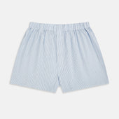 Light Blue Multi Stripe Godfrey Boxer Shorts
