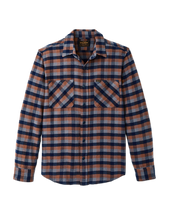 The Rangeland Flannel Shirt - Navy / Orange / Multi Check