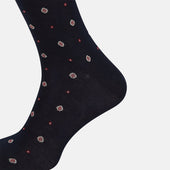 Midnight Patterned Mid Length Socks