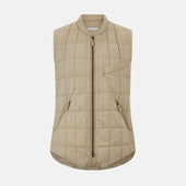 Sand Quilted Gilet
