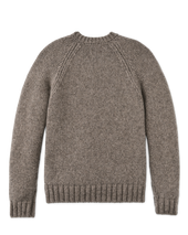 3-gauge Alpaca Blend Sweater - Bark Heather
