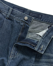 One Pleats Wide Denim Medium