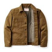 Tin Cloth Short Lined Cruiser Jacket - Dark Tan