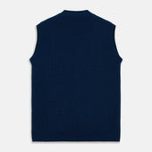 Sleeveless Cashmere Cardigan
