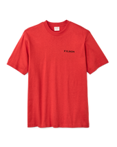 Frontier Logo T-shirt - Aurora Red / Scenic Mark