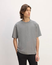 The Premium-Weight Relaxed Crew | Uniform | Heathered Mid-Grey