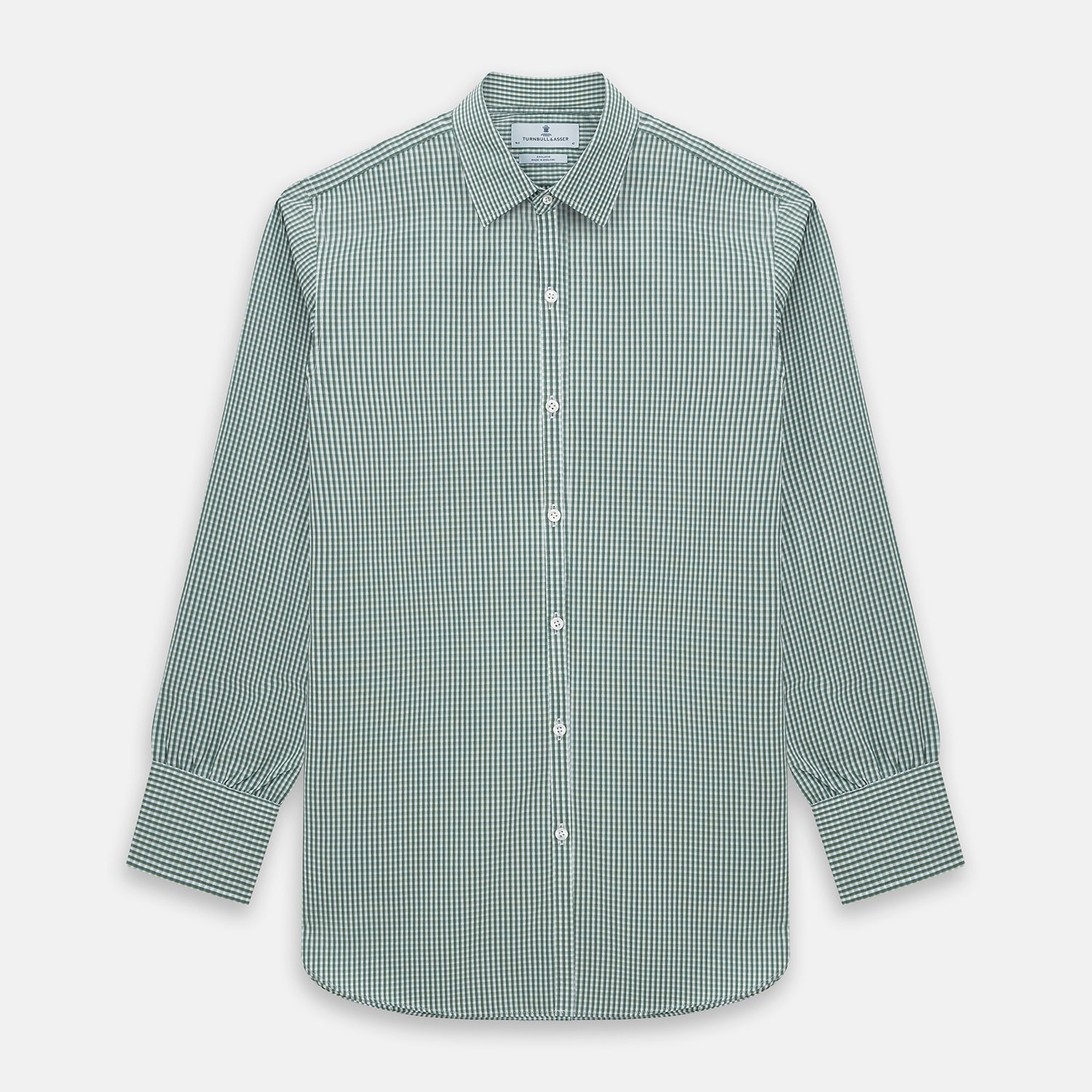 MELON GREEN MICRO SHADOW CHECK WESTMINSTER SHIRT