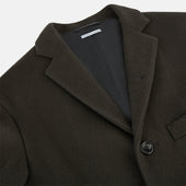 Brown Apsley Single Breasted Caban Coat