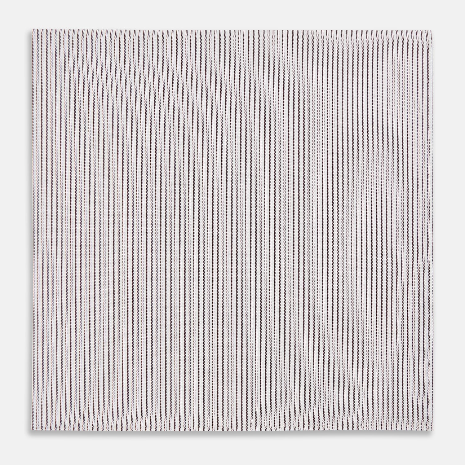Double Hairline Stripe Hand Rolled Handkerchief