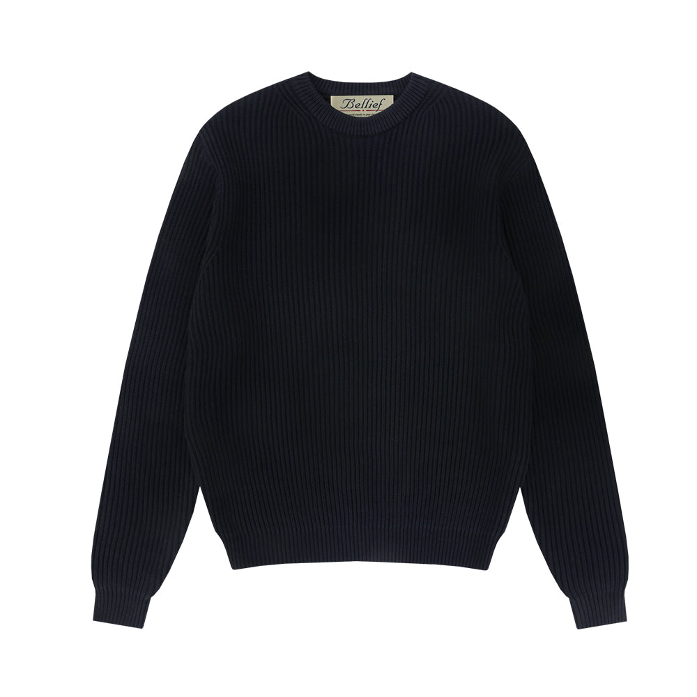Essential Crewnrck sweater (Navy)