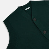 Cashmere Sleeveless Cardigan