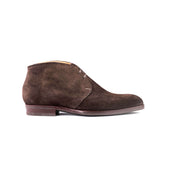 Chukka Boots In Dark Brown Kudu Suede