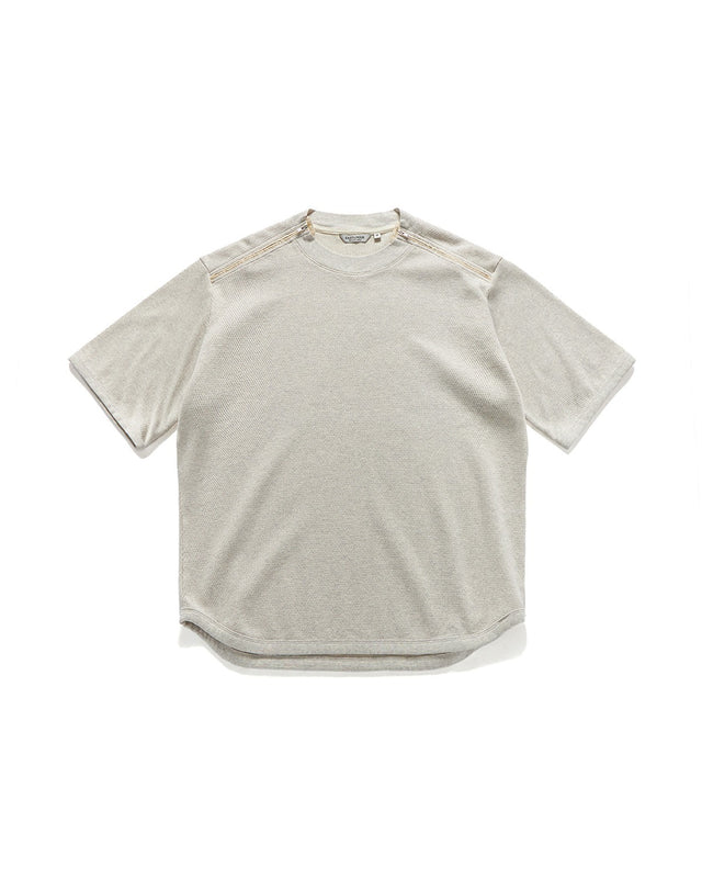 ARMY DOUBLE ZIP T-SHIRT / OATMEAL