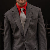 100 Hands For Anderson Sheppard Handmade Flannel Shirt In Red