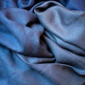 Ombre Cashmere Scarf In And Charcoal