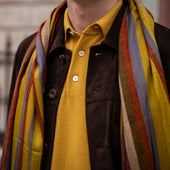 Wool And Cashmere Polo Shirt In