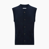 Cashmere V Neck Sleeveless Cardigan