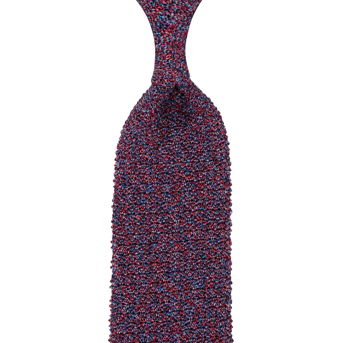 Crunchy Silk Knit Tie Cherry Mottled