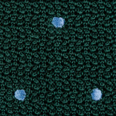 Crunchy Silk Knit Tie Forest Dots
