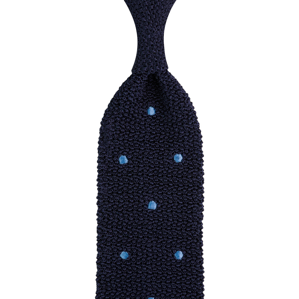 Crunchy Silk Knit Tie Dots