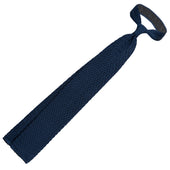 Zigzag Silk Knit Tie