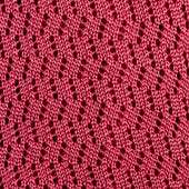 Zigzag Silk Knit Tie