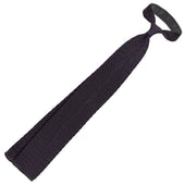 Zigzag Silk Knit Tie