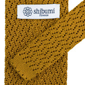 Zigzag Silk Knit Tie