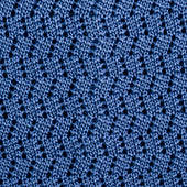 Zigzag Silk Knit Tie