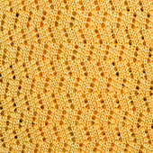 Zigzag Silk Knit Tie Pale