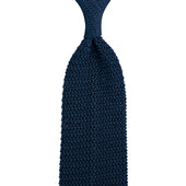 V Point Knit Tie Silk