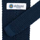 V Point Knit Tie Silk