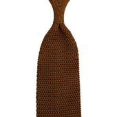 V Point Knit Tie Silk