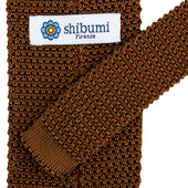 V Point Knit Tie Silk