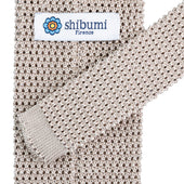V Point Knit Tie Silk